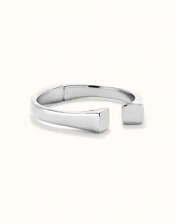 Bangle bracelet with square shape