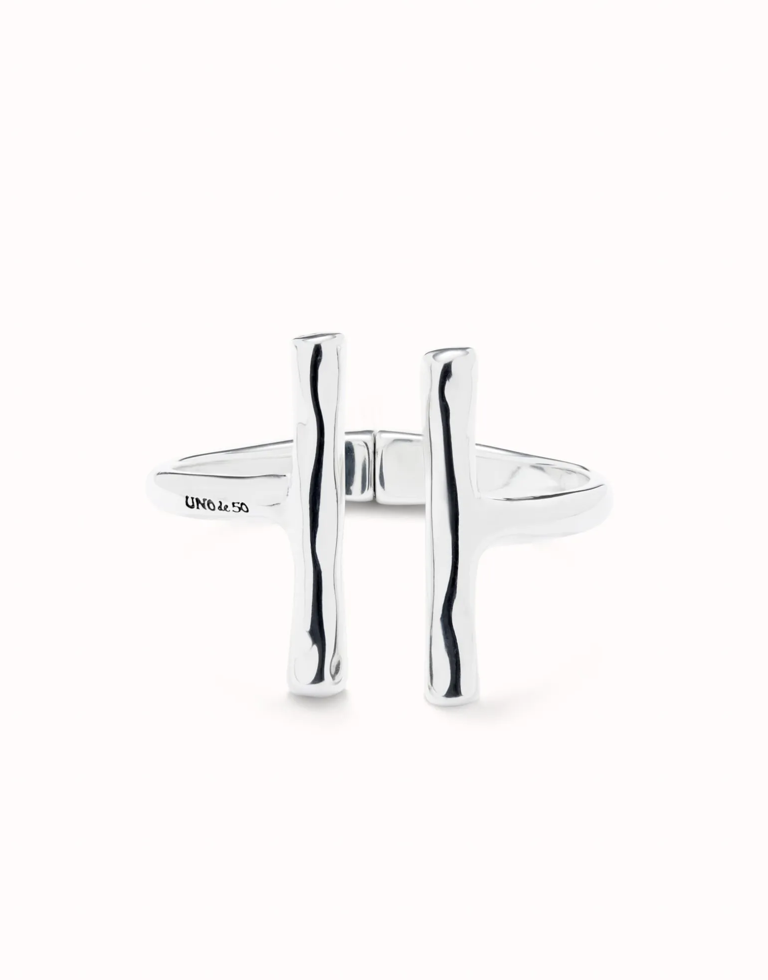 Bangle bracelet with two long tubes