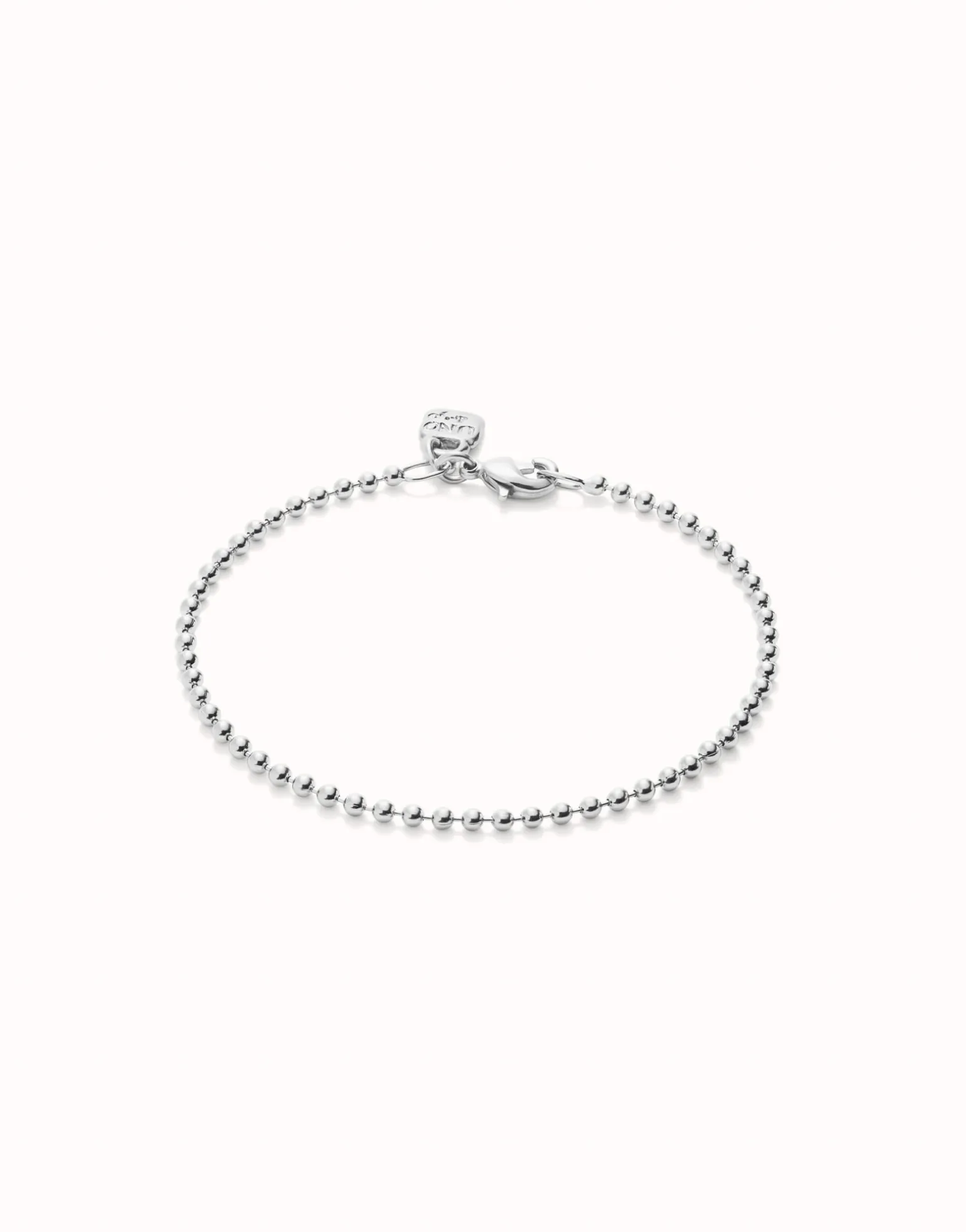 Beaded chain charm bracelet