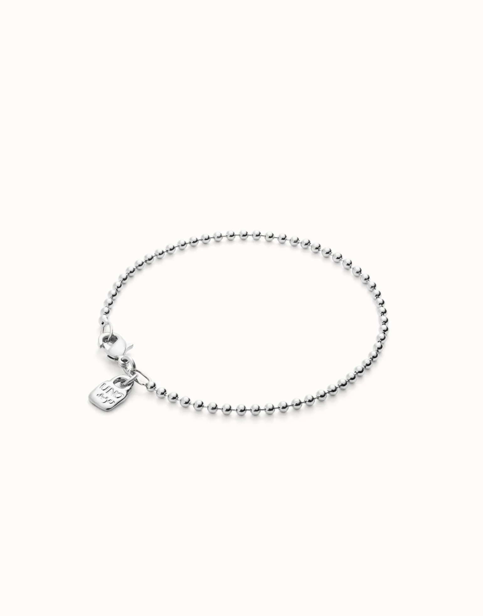 Beaded chain charm bracelet