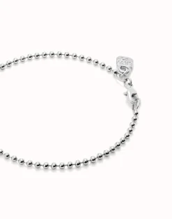 Beaded chain charm bracelet