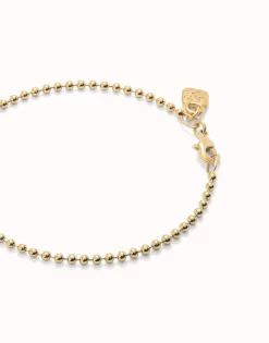 Beaded chain charm bracelet