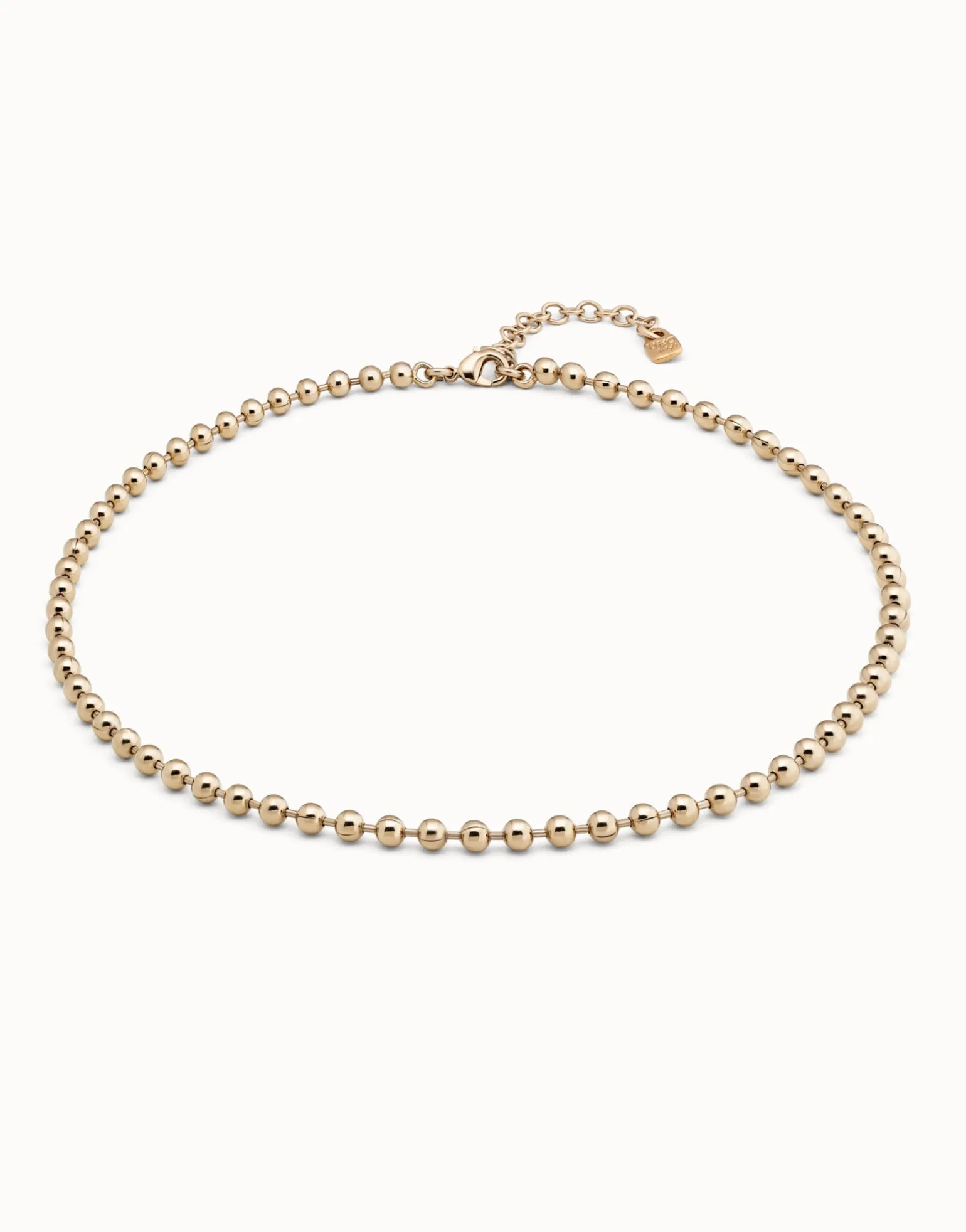 Beaded chain necklace