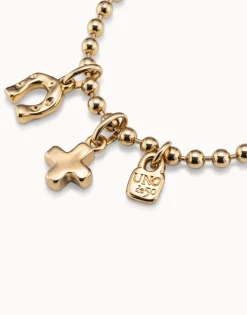 Beaded charm bracelet