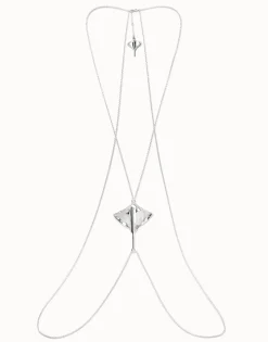 Body chain with manta ray