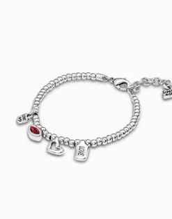 Bracelet with red crystal