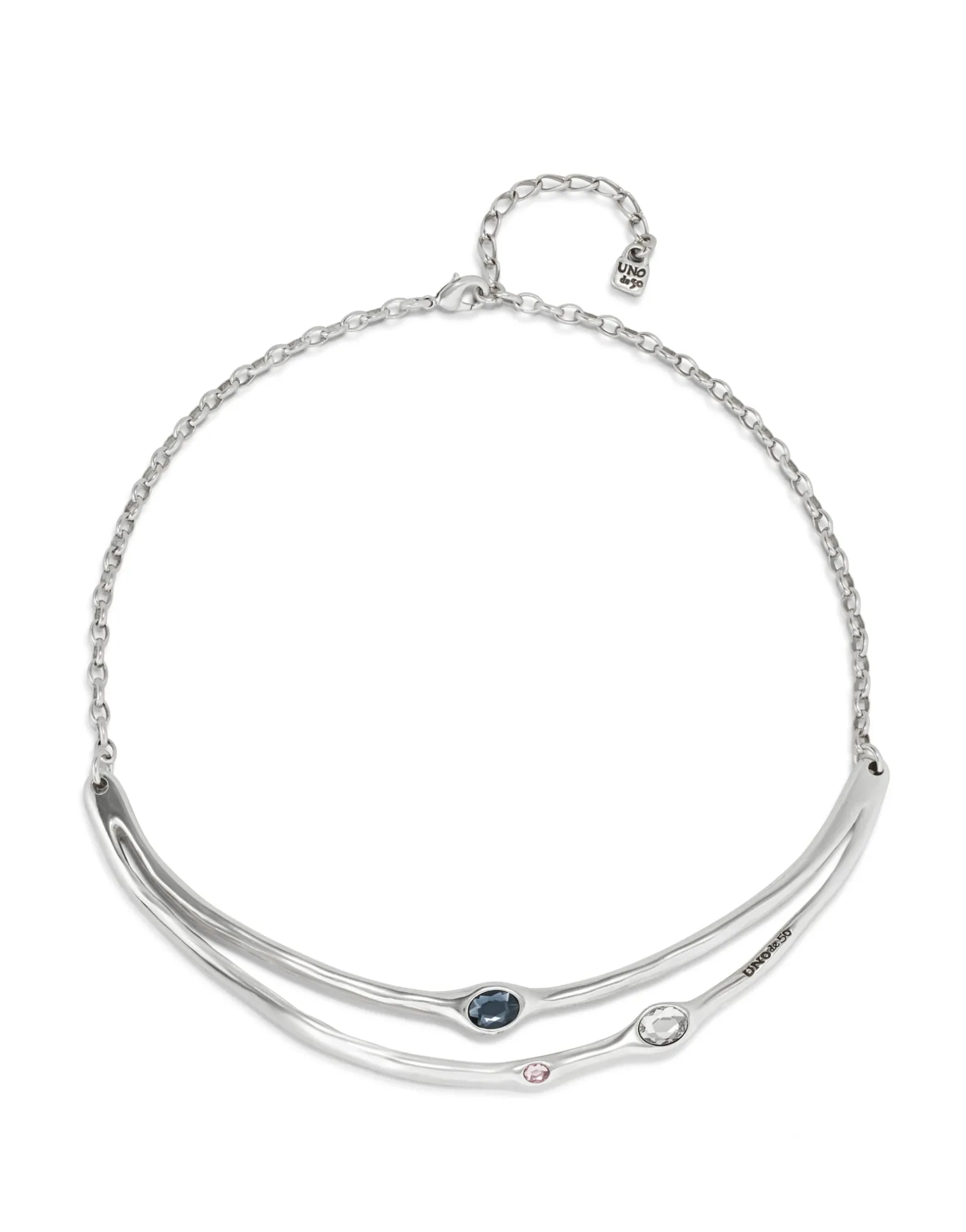 Choker necklace with crystals