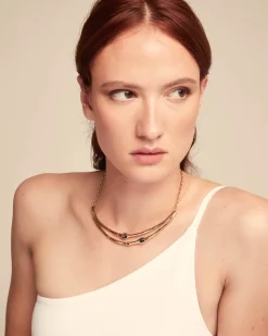 Choker necklace with crystals