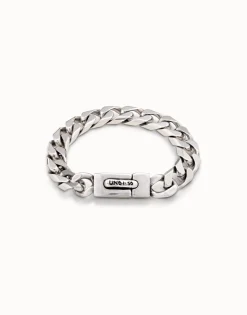 Cuban curb link chain bracelet