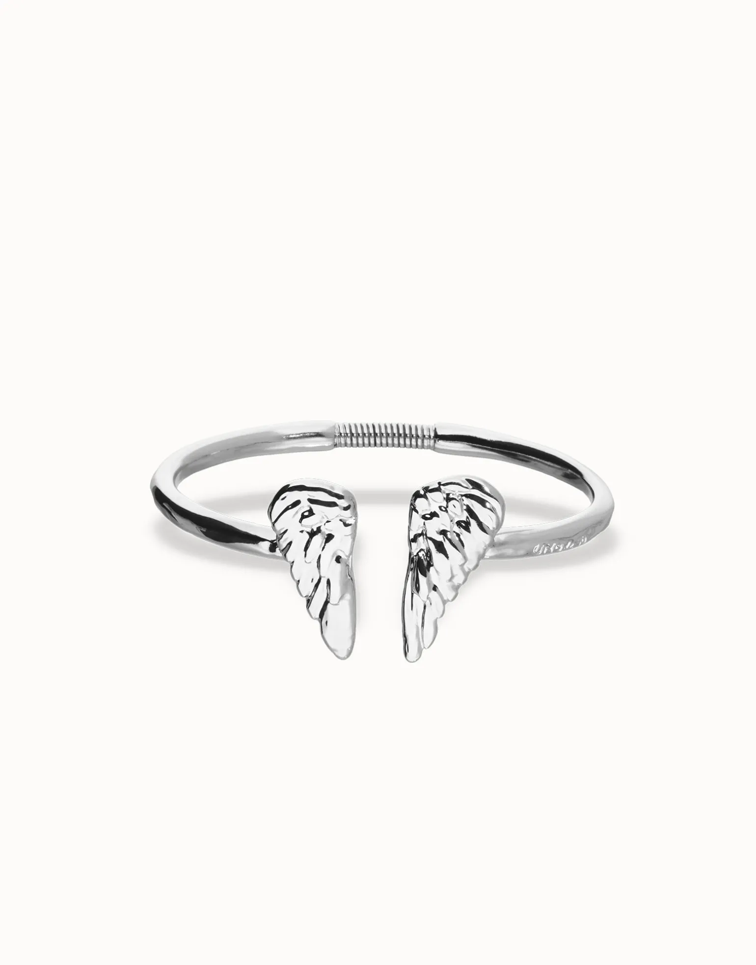 Cuff bracelet with wing detail