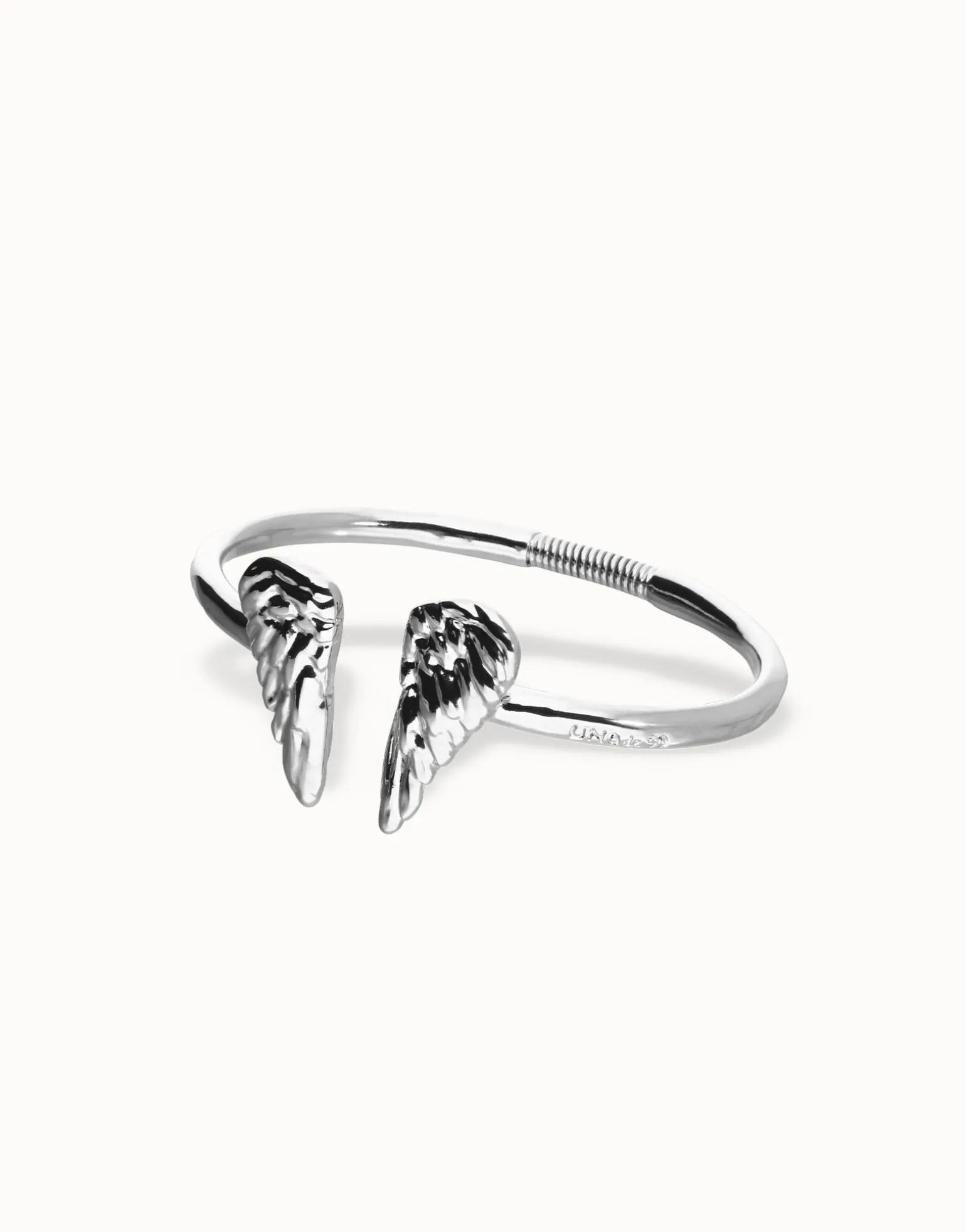 Cuff bracelet with wing detail