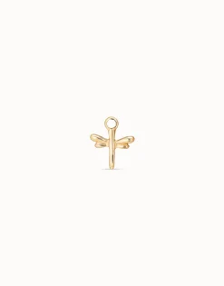Dragonfly Single Hoop Charm