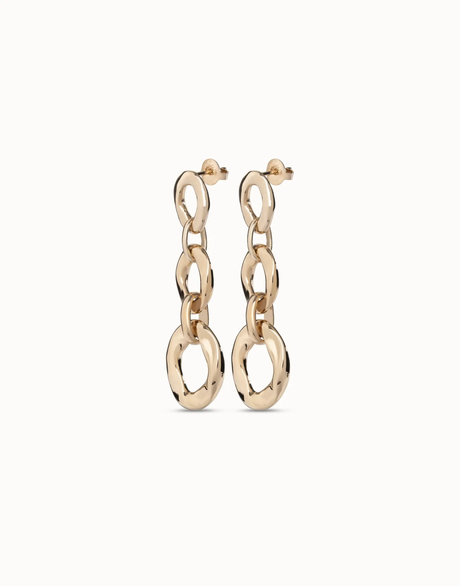 Drop earrings with 3 links