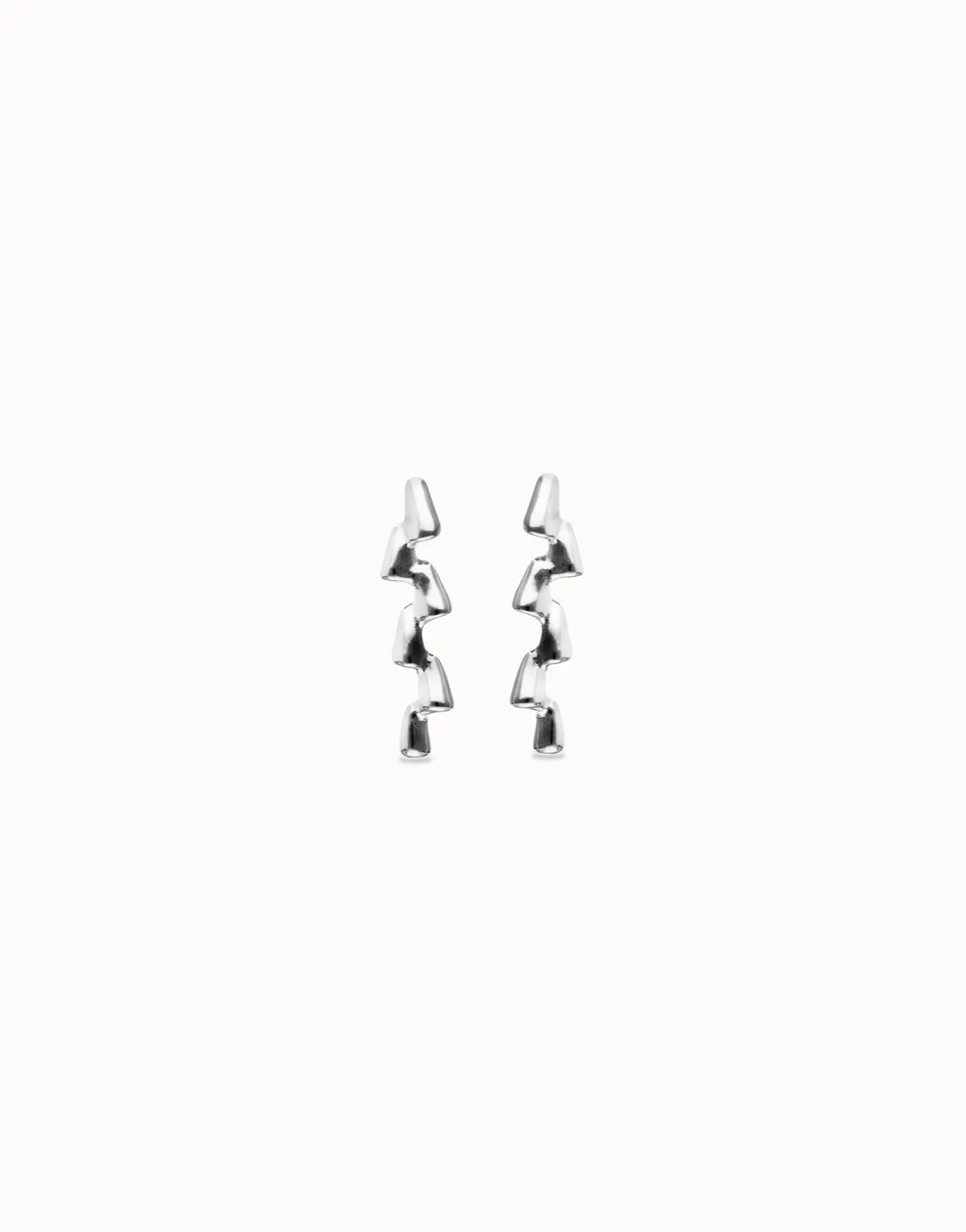 Elongated zigzag earrings