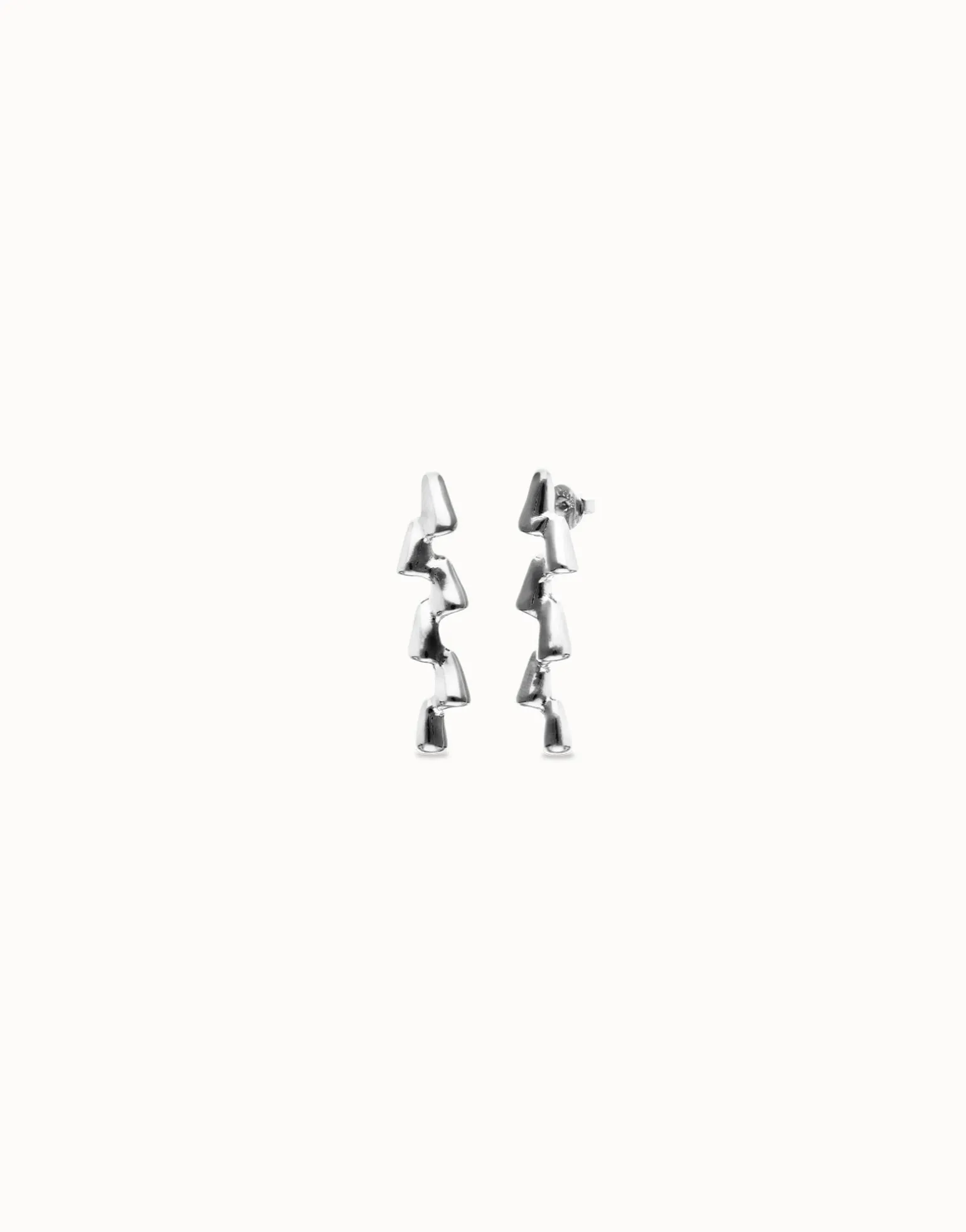 Elongated zigzag earrings