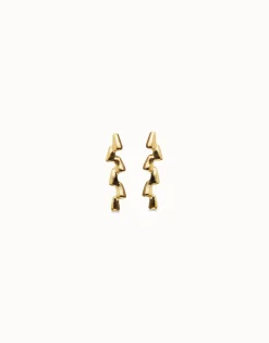 Elongated zigzag earrings