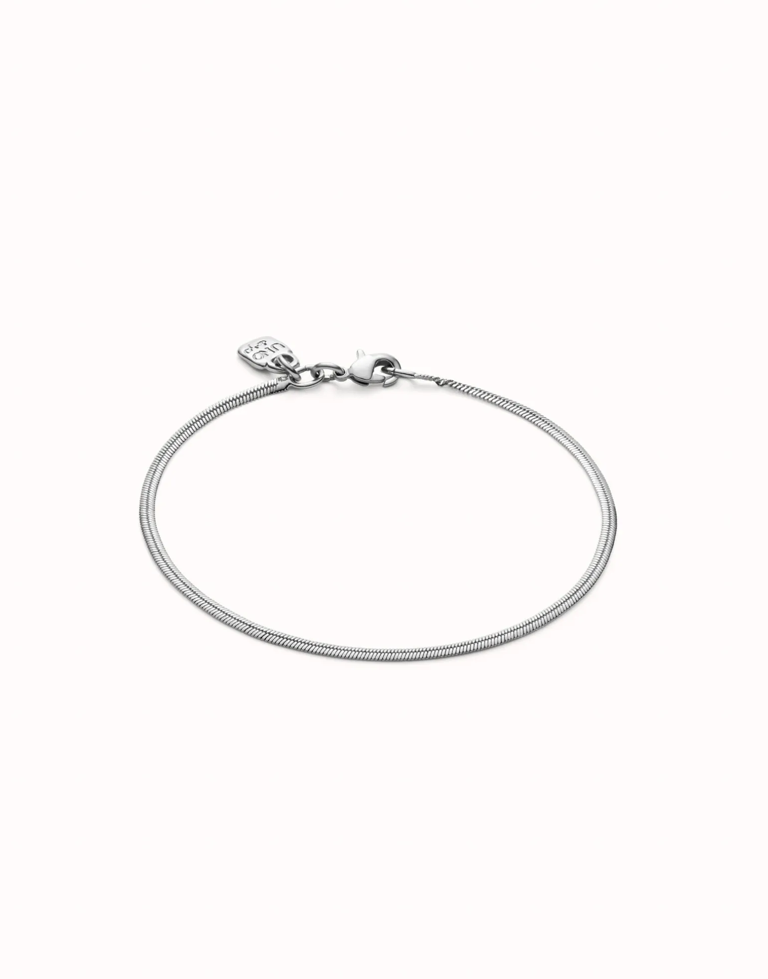 Flat snake chain bracelet