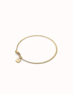 Flat snake chain bracelet
