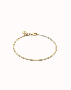 Flat snake chain bracelet
