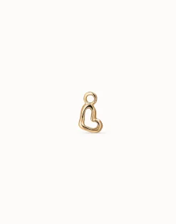 Hollow heart piercing charm
