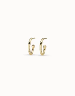 Hoop charm earrings
