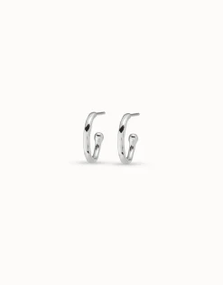 Hoop charm earrings