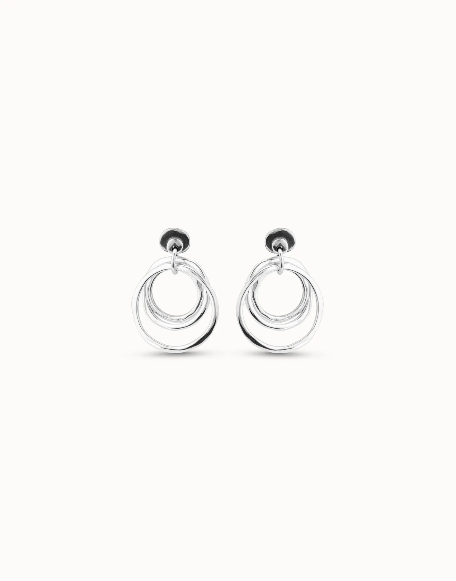 Irregular hoop earrings