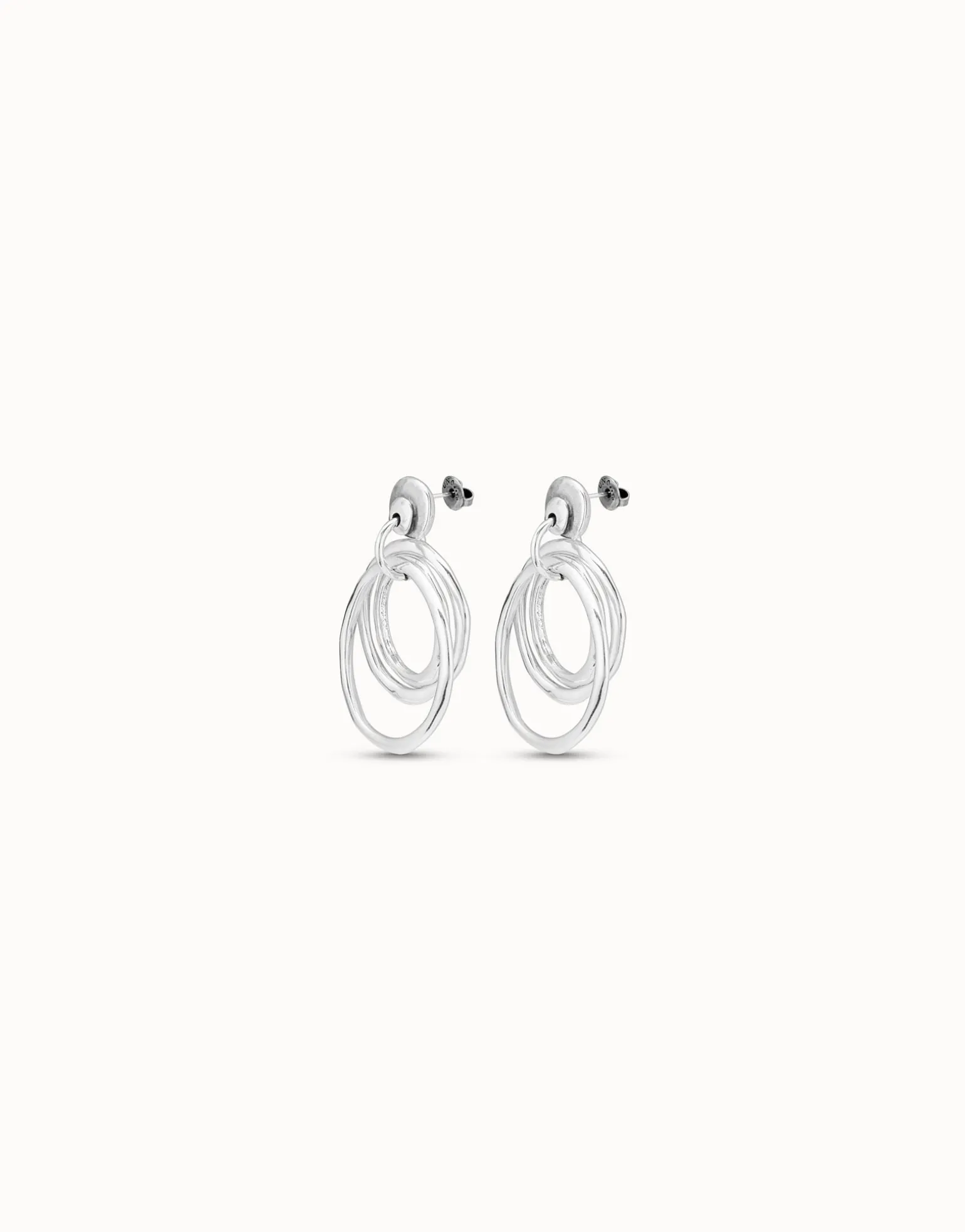 Irregular hoop earrings
