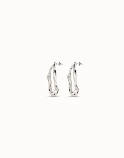 Large hoop earrings