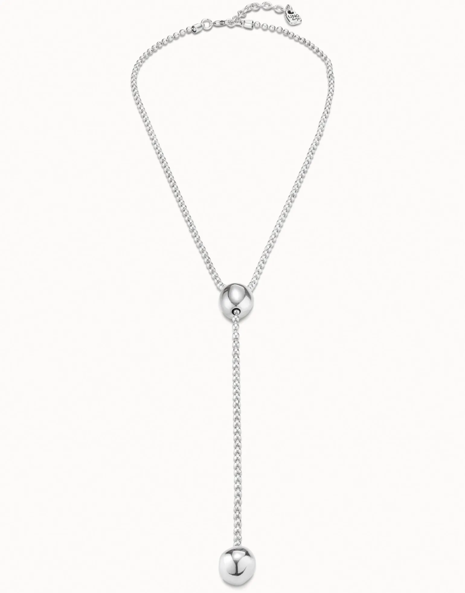 Long adjustable chain necklace