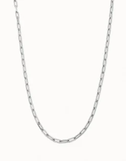 Long link chain charm necklace