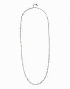 Long link chain charm necklace