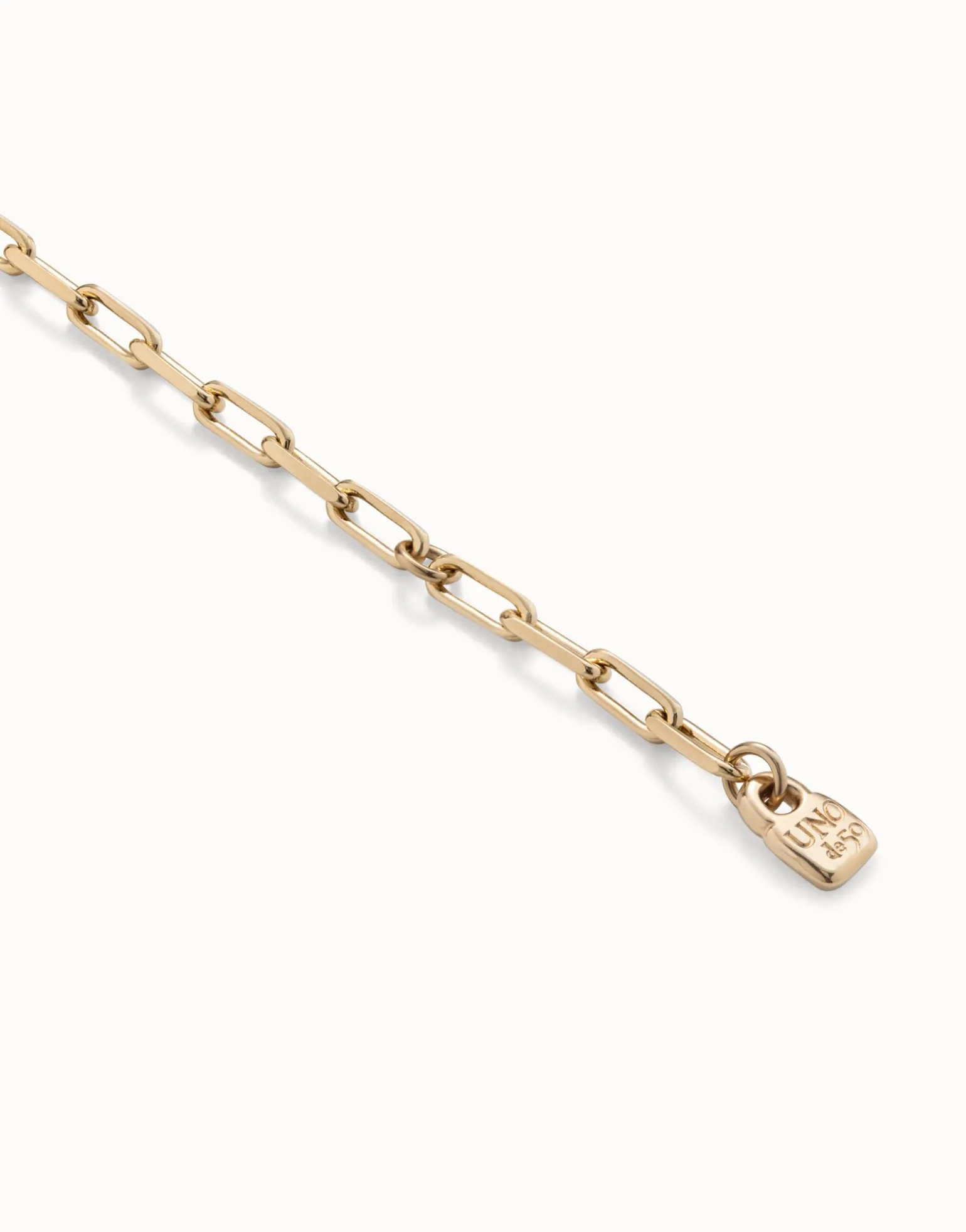 Long link chain charm necklace