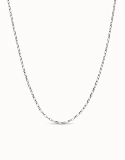 Long link chain necklace