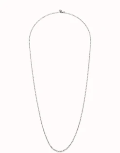 Long link chain necklace