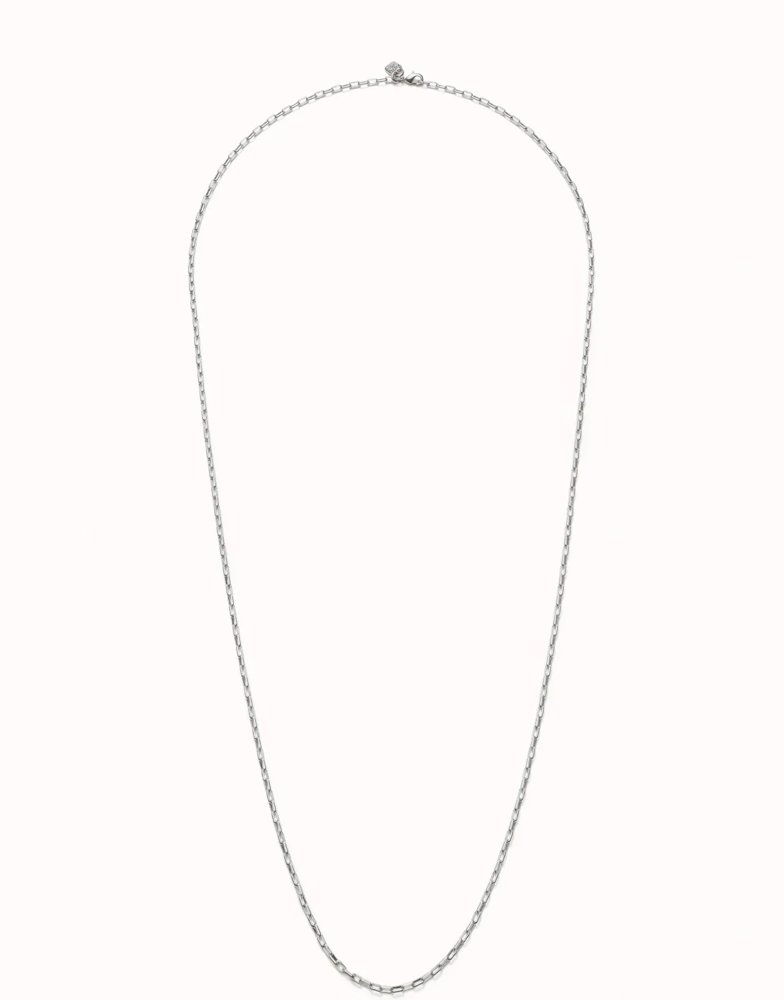 Long link chain necklace