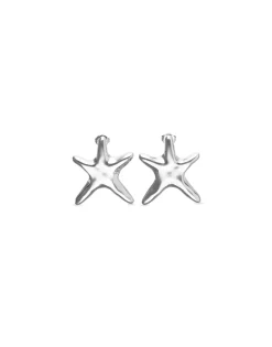 Medium starfish-shaped earrings