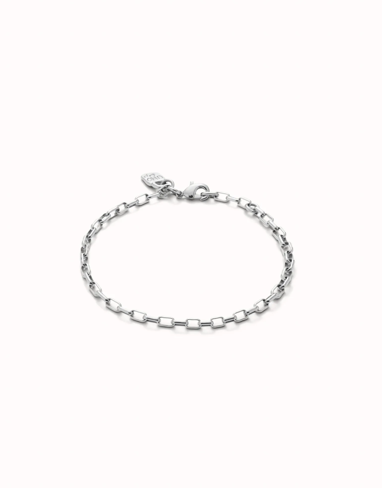 Mid-sized link charm chain bracelet