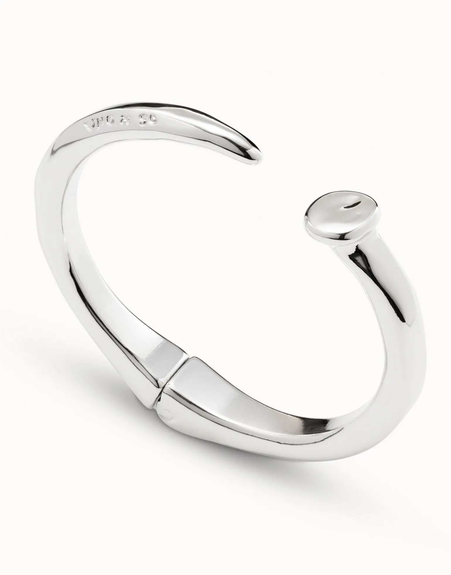 Nail shaped bangle bracelet
