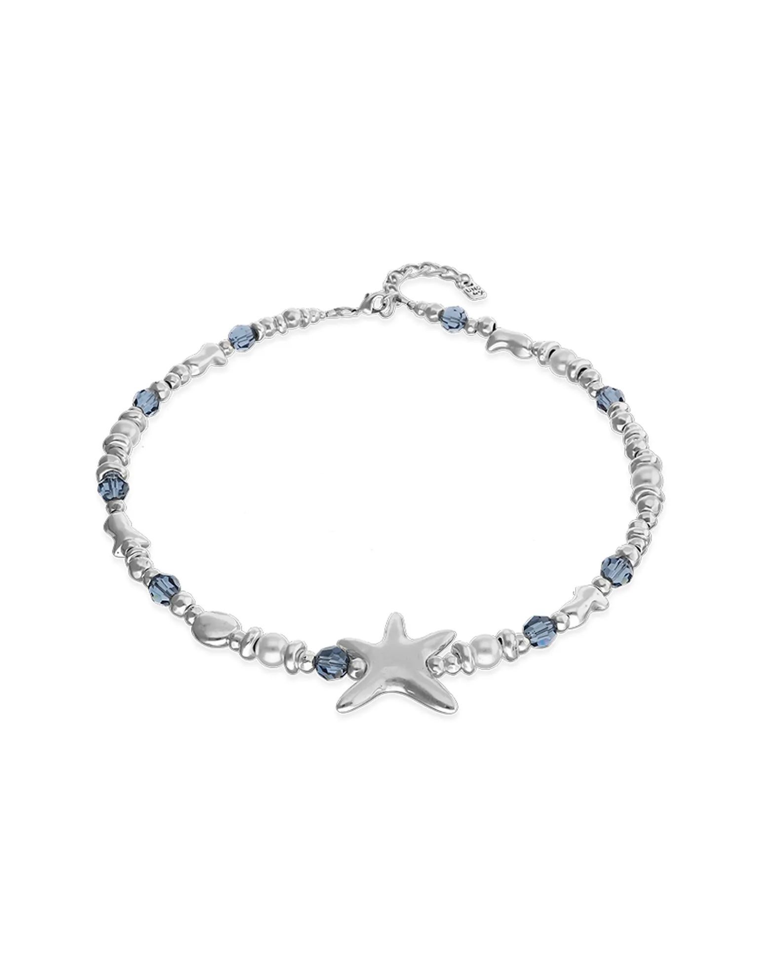 Necklace with crystals and big starfish