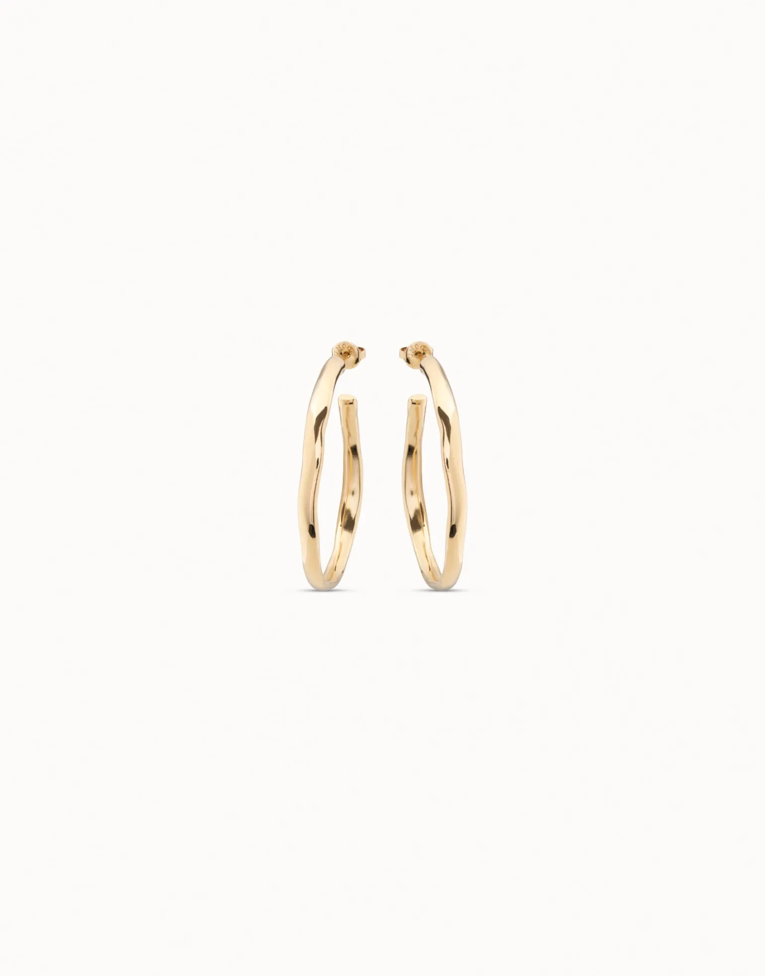 Open hoop earrings