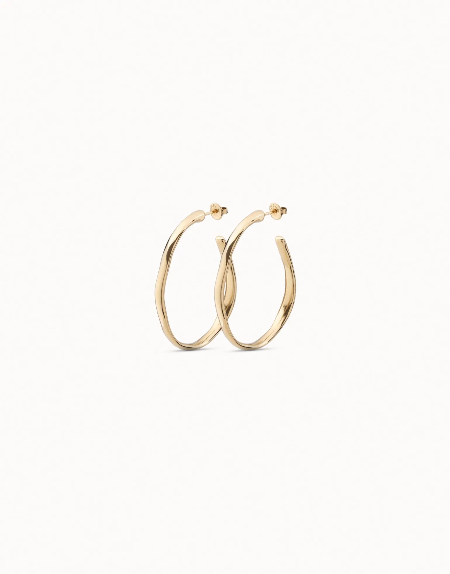 Open hoop earrings
