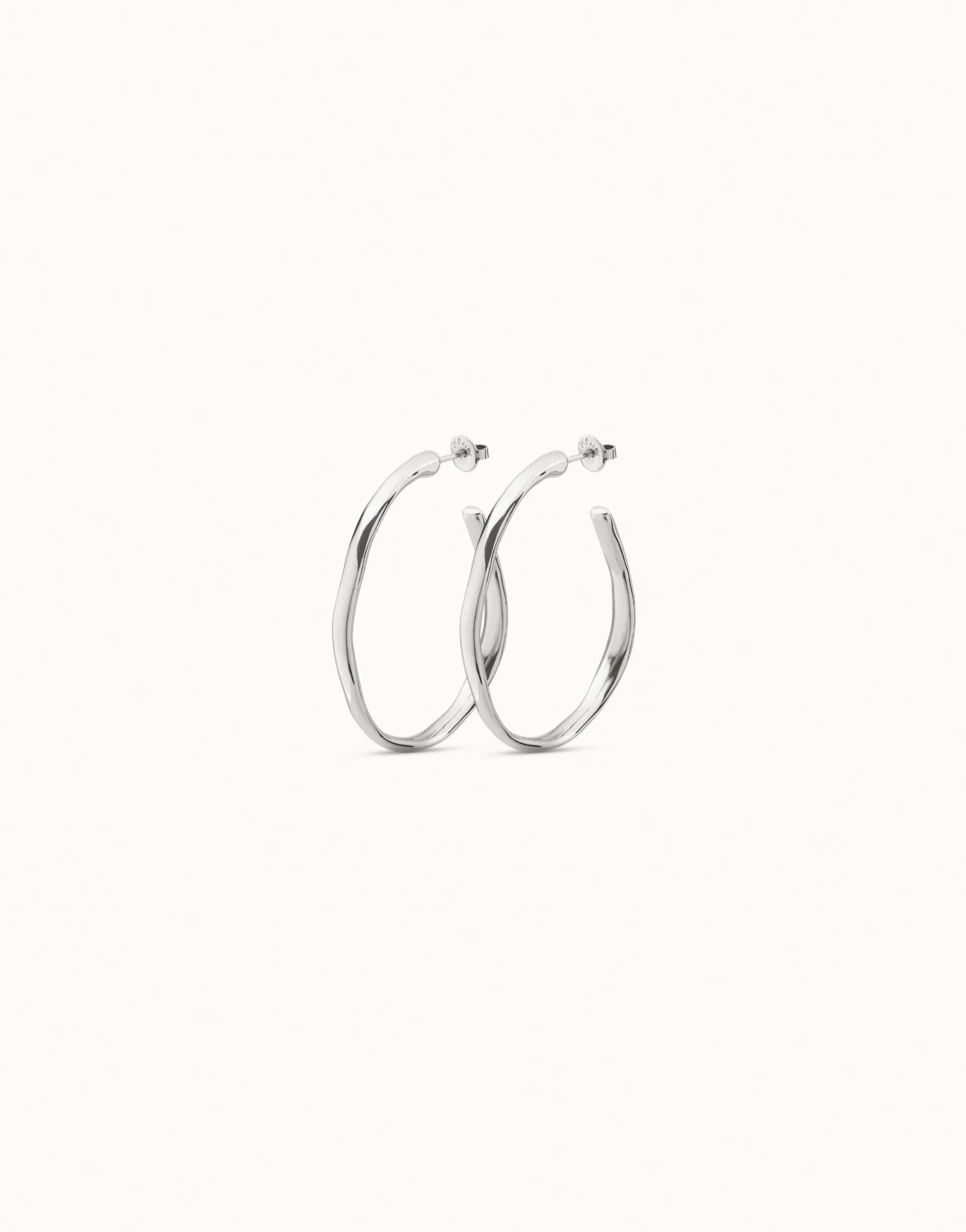 Open hoop earrings