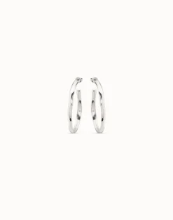 Open hoop earrings