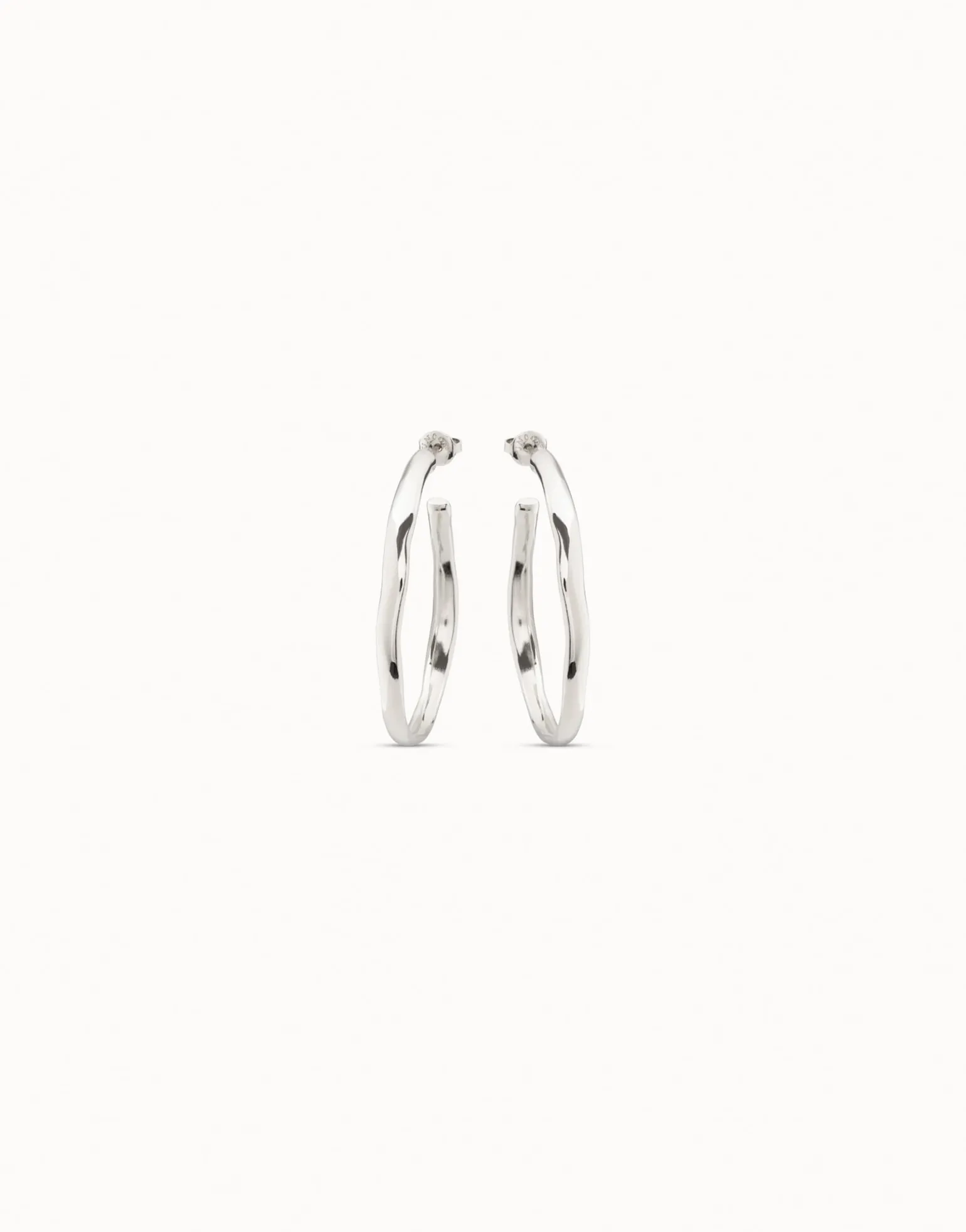 Open hoop earrings