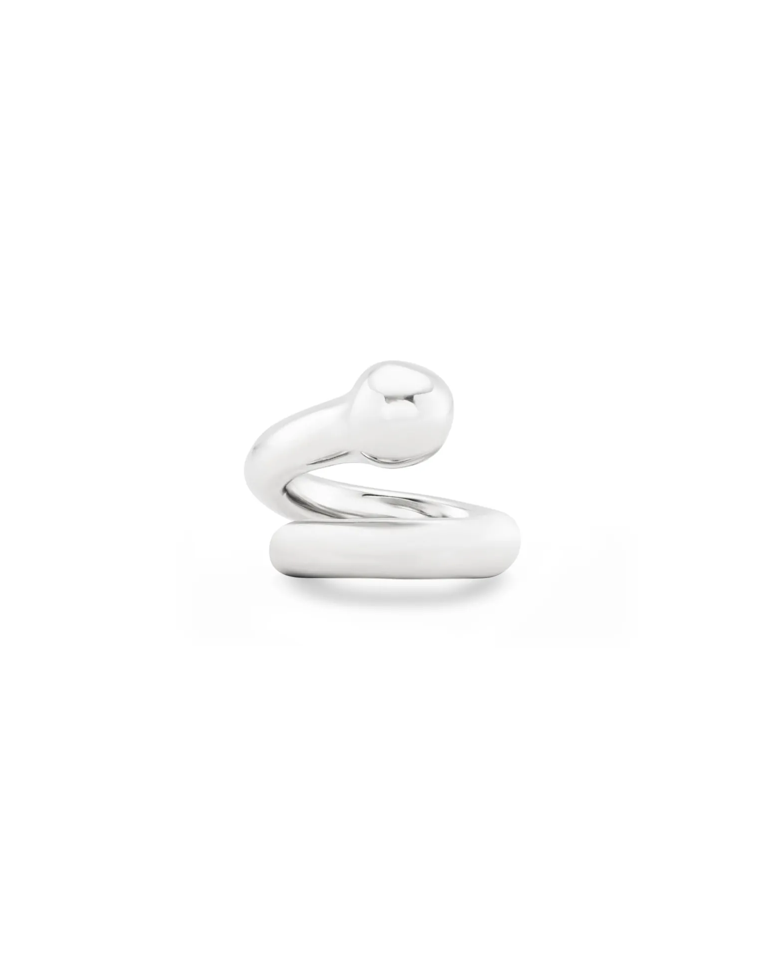 Open organic‑design ring