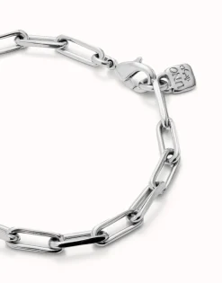 Rectangular link chain bracelet