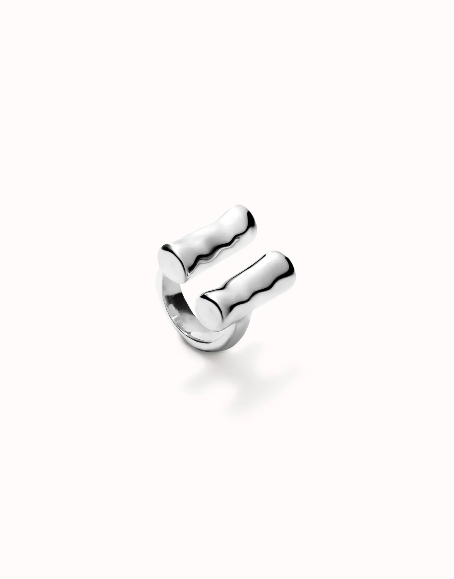 Ring with two vertical tubes