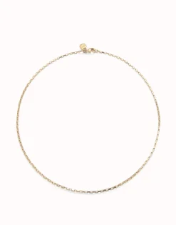 Short link chain charm necklace