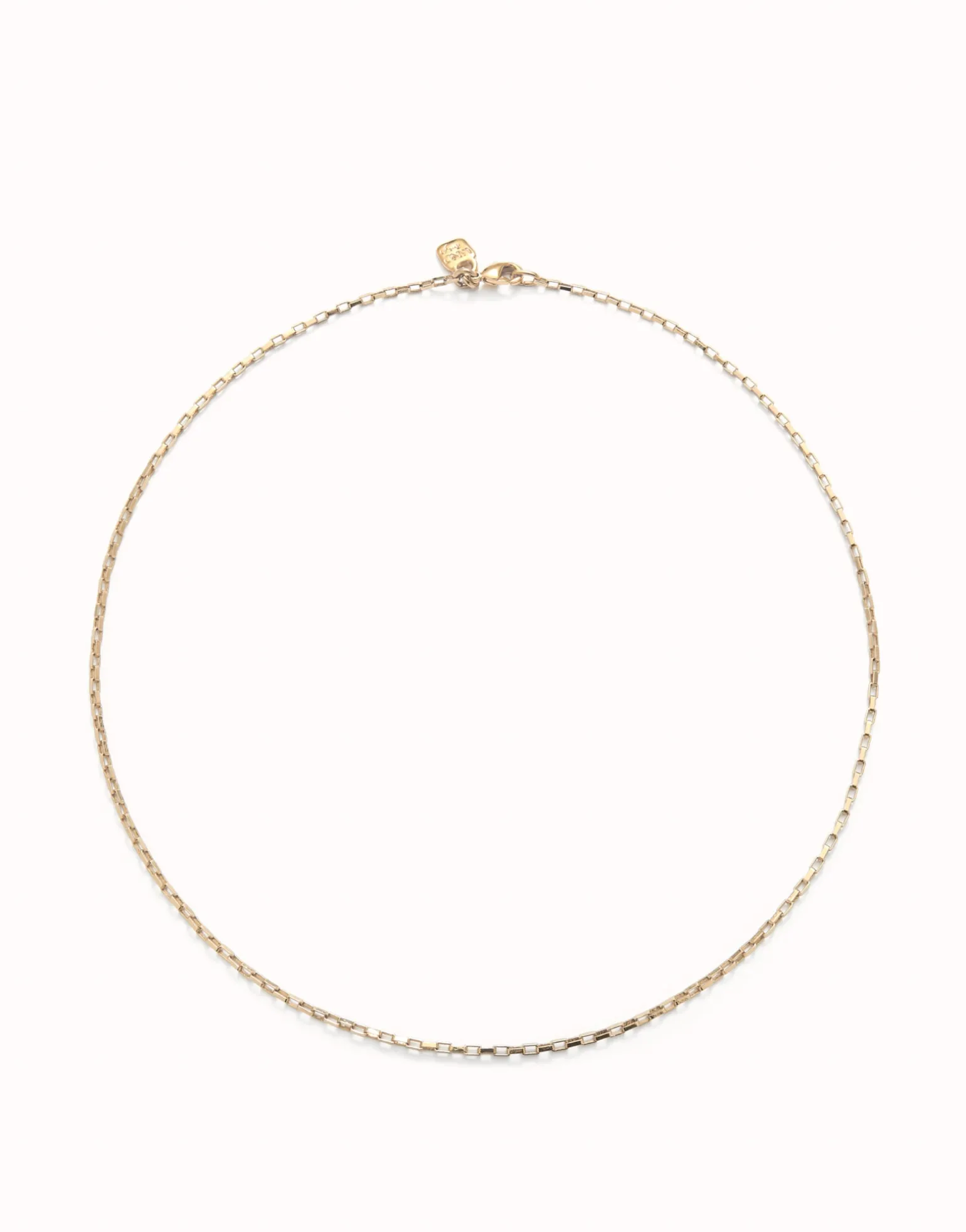 Short link chain charm necklace